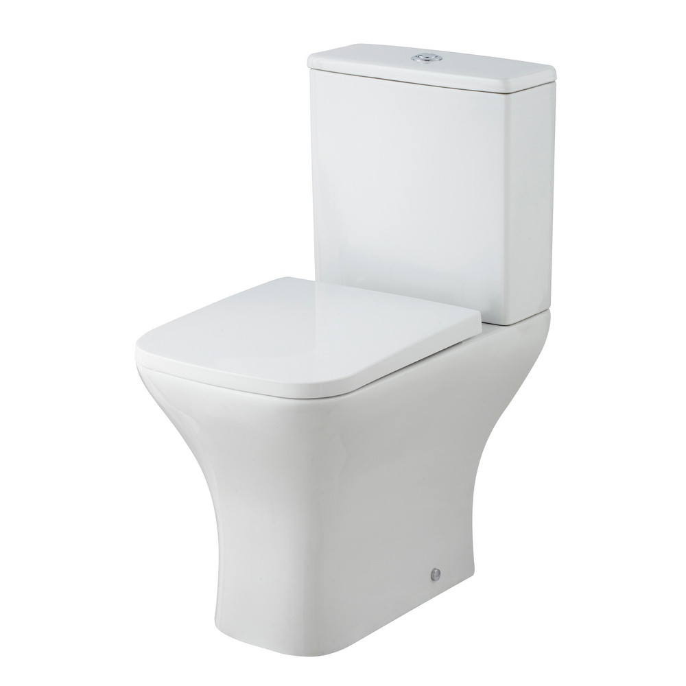 Nuie Ava Rimless Pan With Cistern and Soft Close Seat