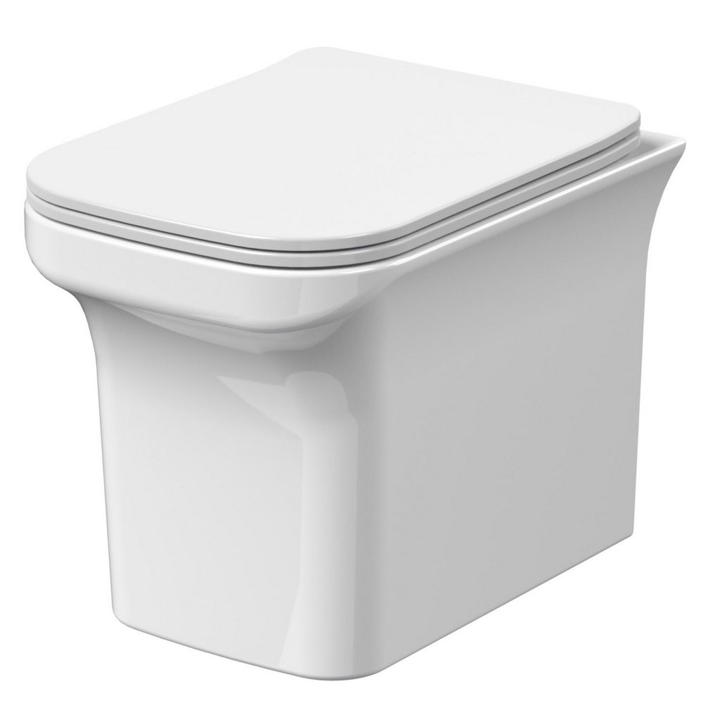 Nuie Ava Wall Hung Rimless Pan and Soft Close Seat