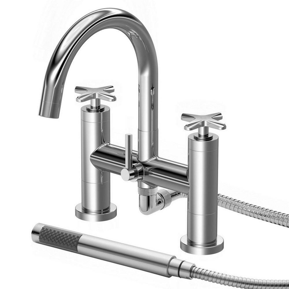 Nuie Aztec Bath Shower Mixer in Chrome
