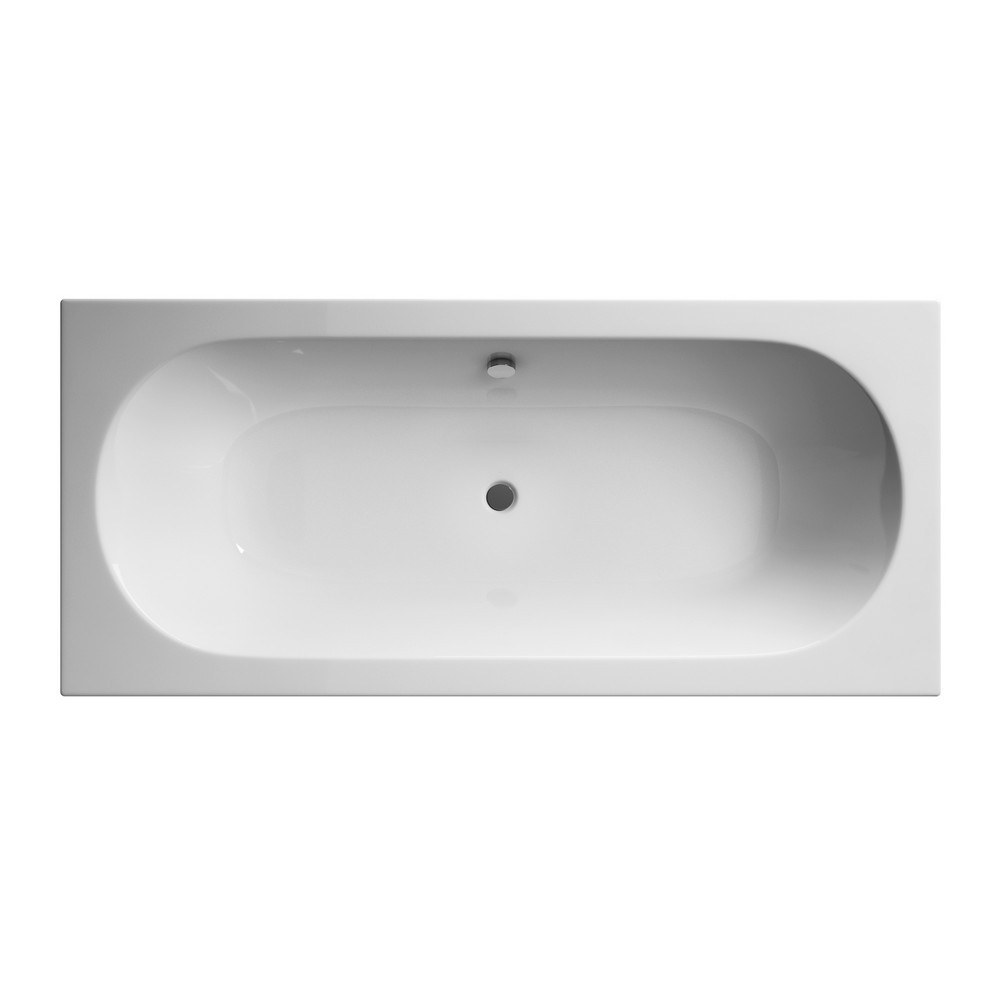 Nuie Barmby Round Double Ended 1800 x 800mm Eternalite Bath