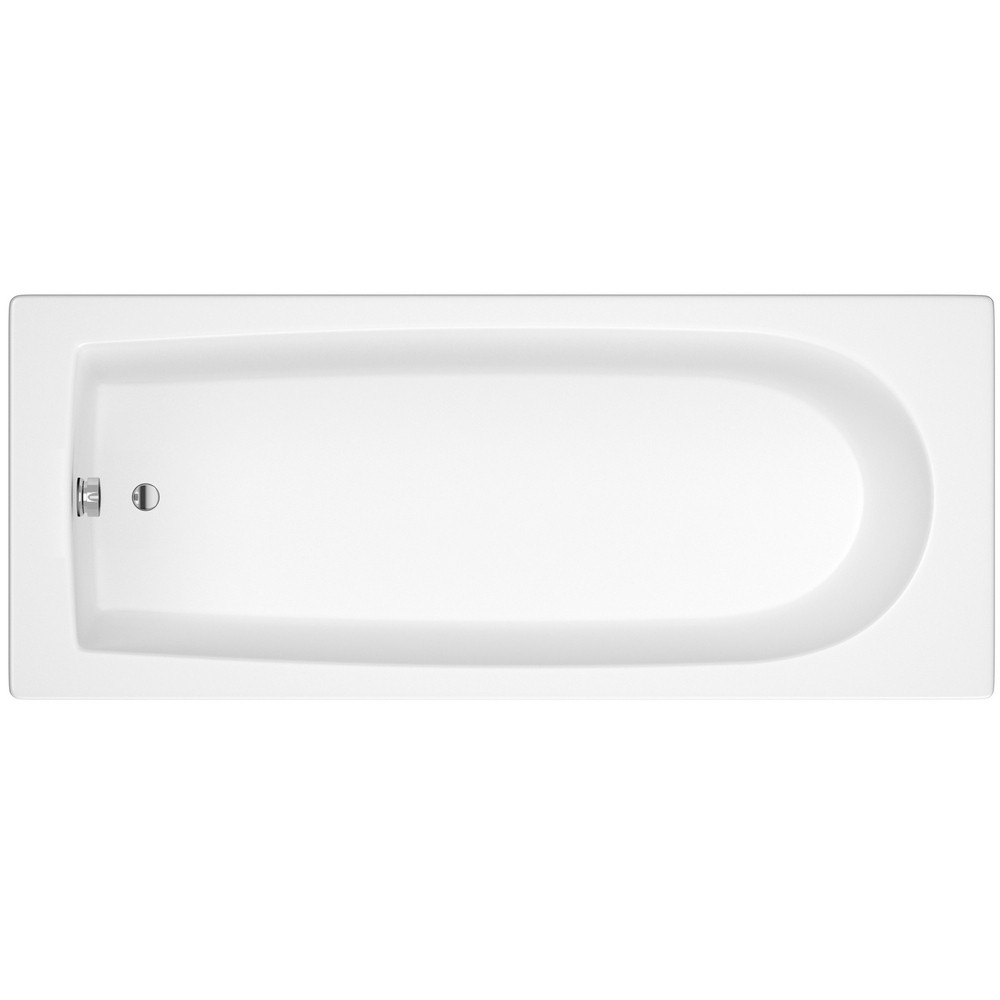 Nuie Barmby Single Ended 1500 x 700mm Rounded Bath