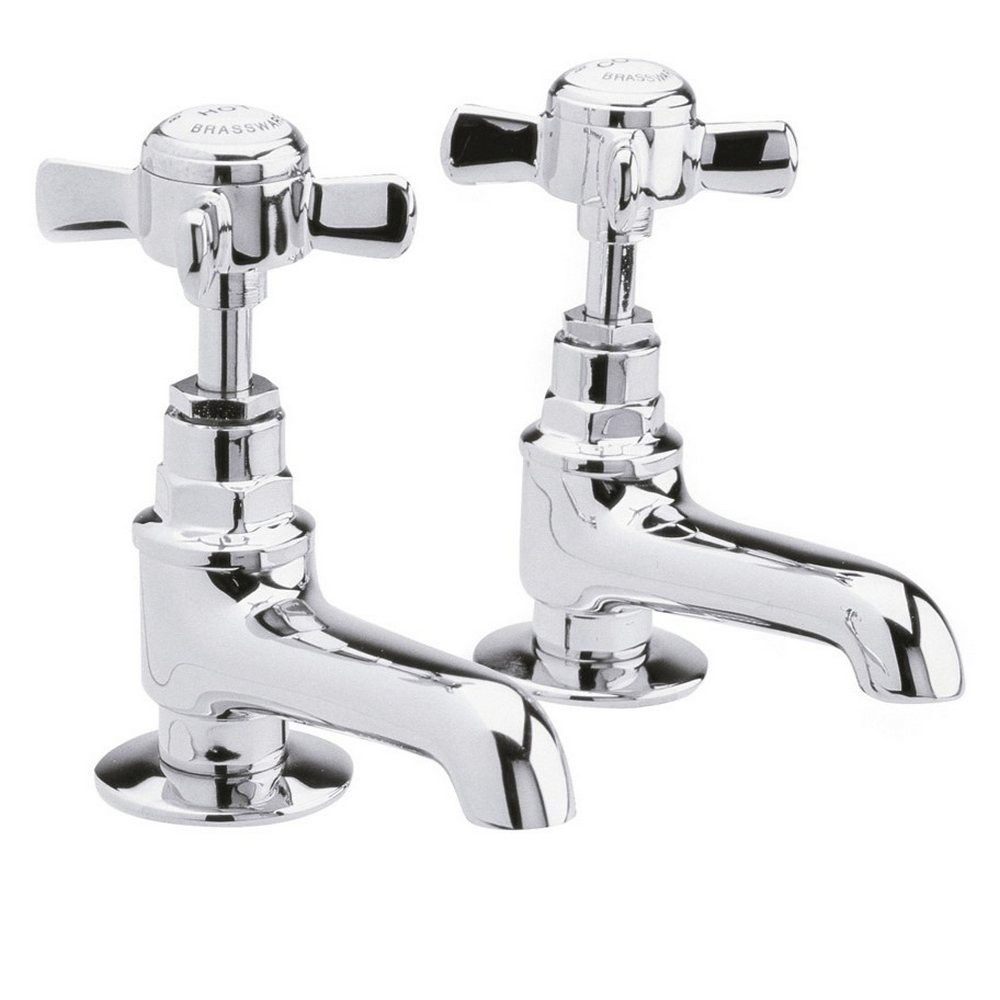 Nuie Beaumont Traditional Basin Taps Pair