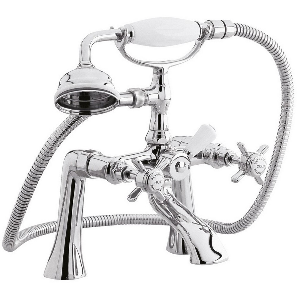 Nuie Beaumont Traditional Bath and Shower Mixer with Kit