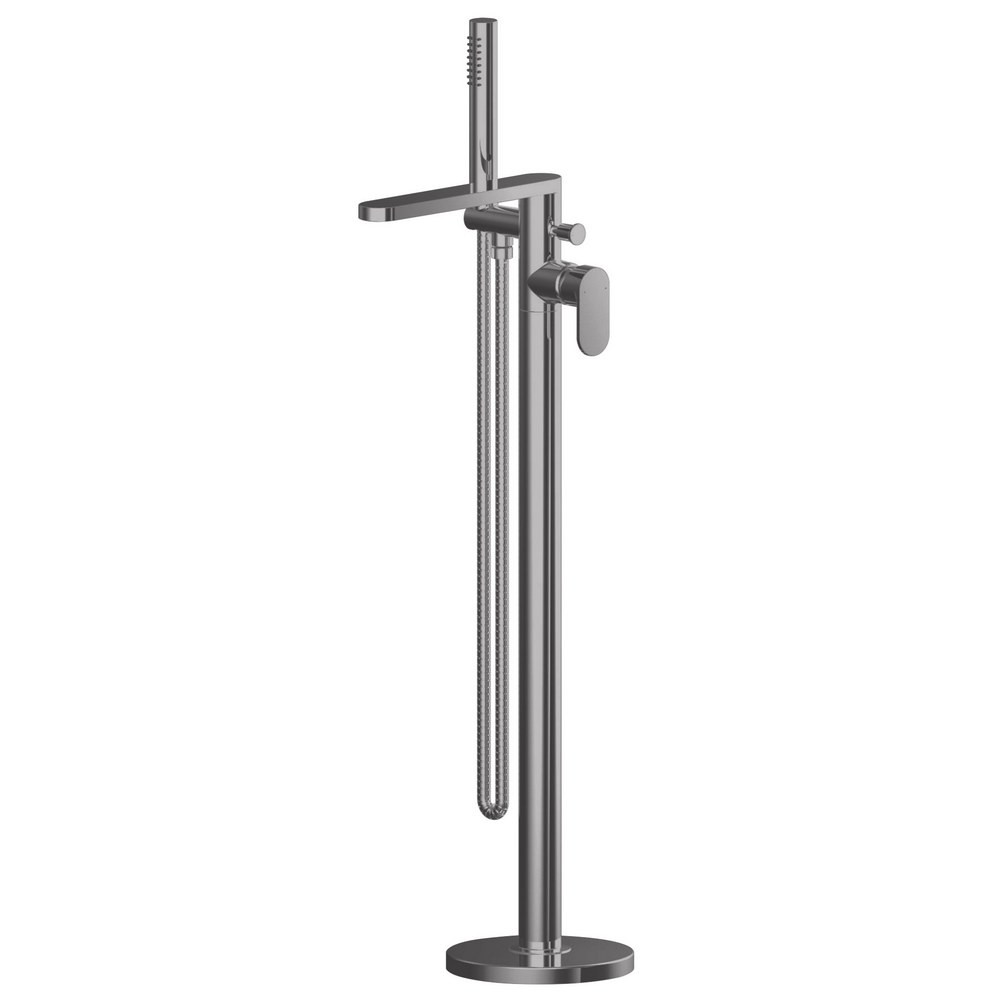 Nuie Binsey Brushed Pewter Freestanding Bath Shower Mixer