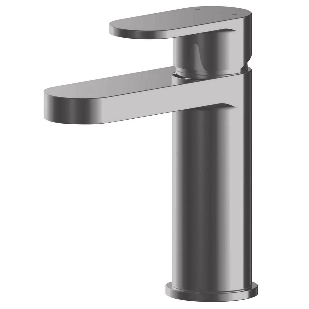 Nuie Binsey Brushed Pewter Mono Basin Mixer with Waste
