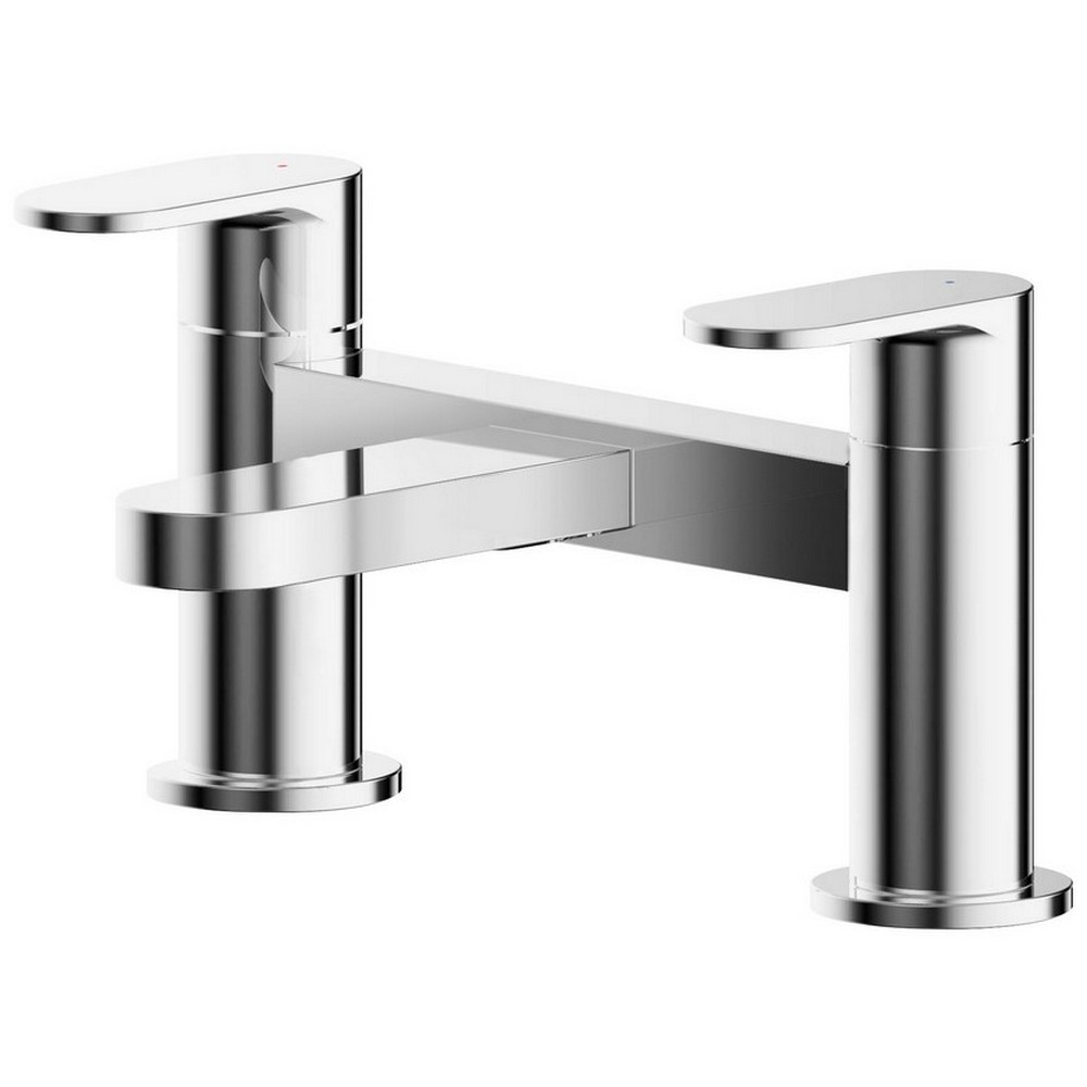 Nuie Binsey Chrome Deck Mounted Bath Filler