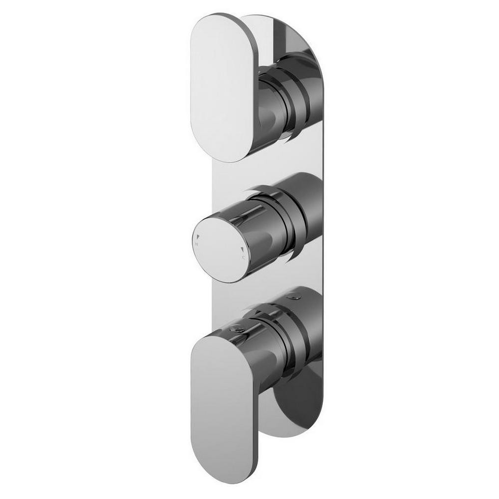 Nuie Binsey Triple Thermostatic Chrome Shower Valve (1)