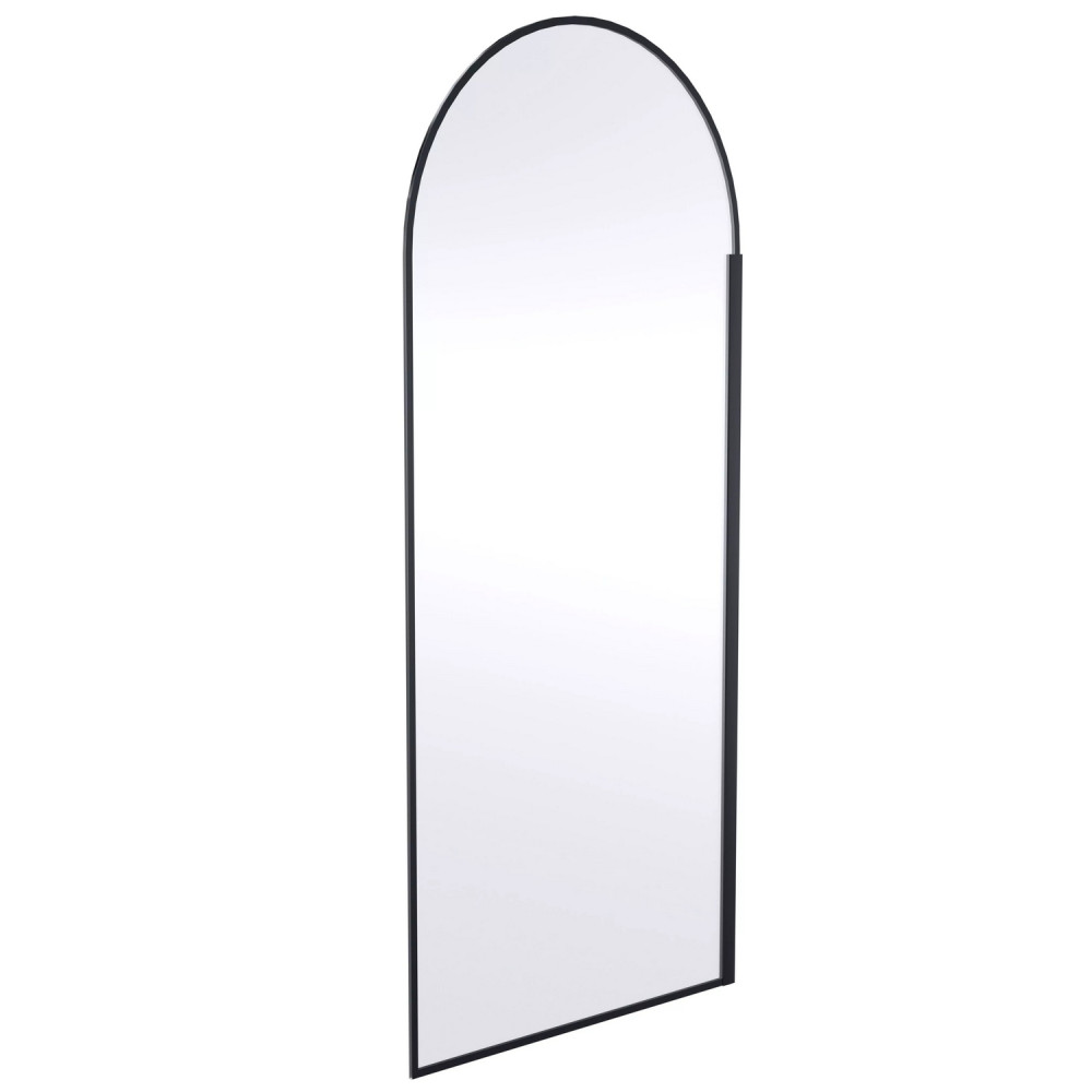 Nuie Black 900mm Arched 8mm Wetroom Screen