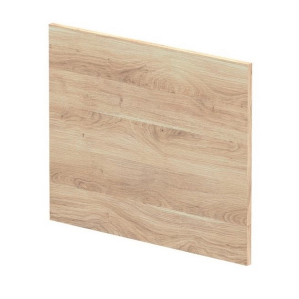 Nuie Bleached Oak 700mm L Shaped Shower Bath End Panel
