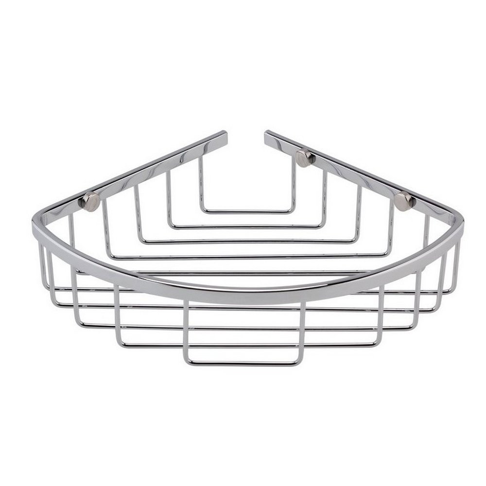 Nuie Chrome Deep Corner Shower Basket