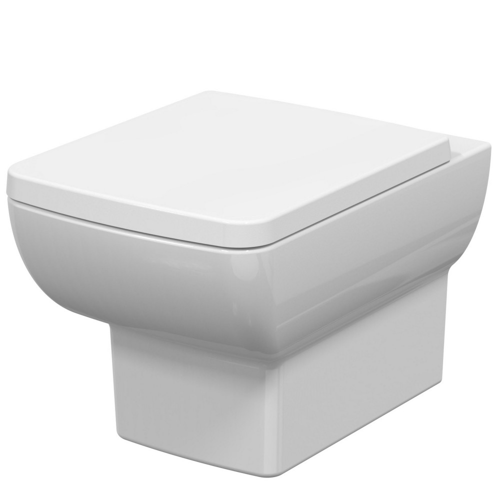 Nuie Cleo Square Wall Hung Pan