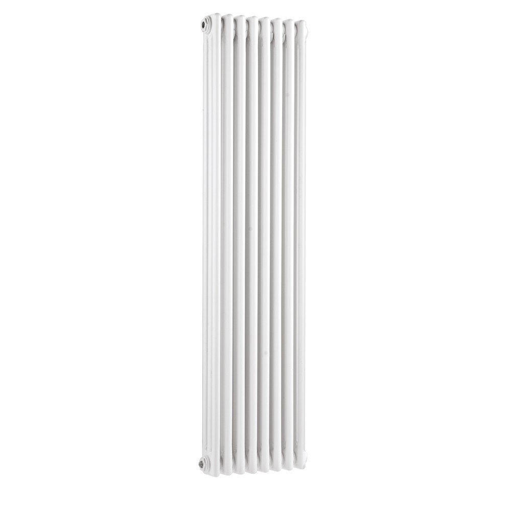 Nuie Colosseum Triple Panel Gloss White 1500 x 368mm Vertical Radiator