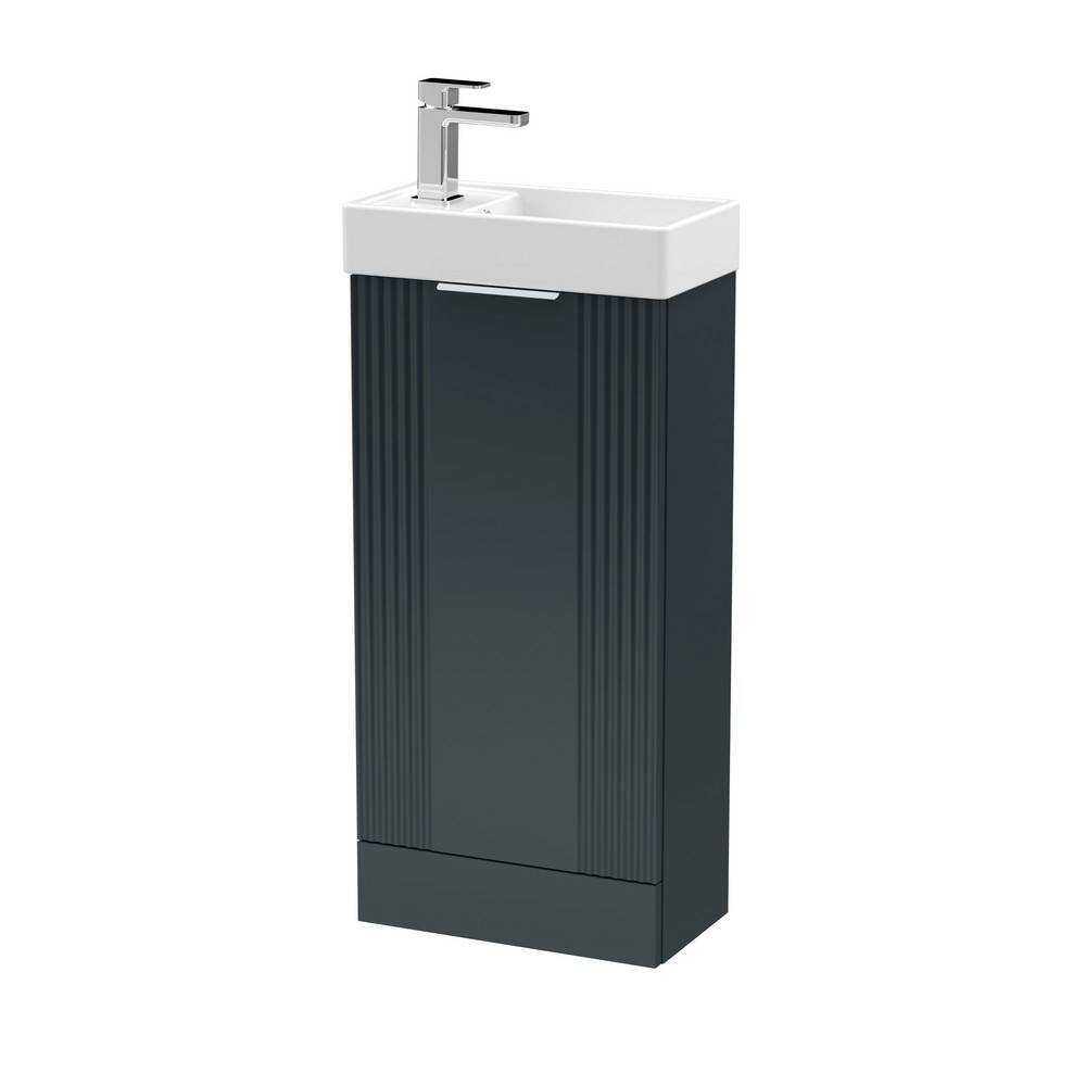 Nuie Deco 400mm Anthracite Compact Freestanding Unit (1)