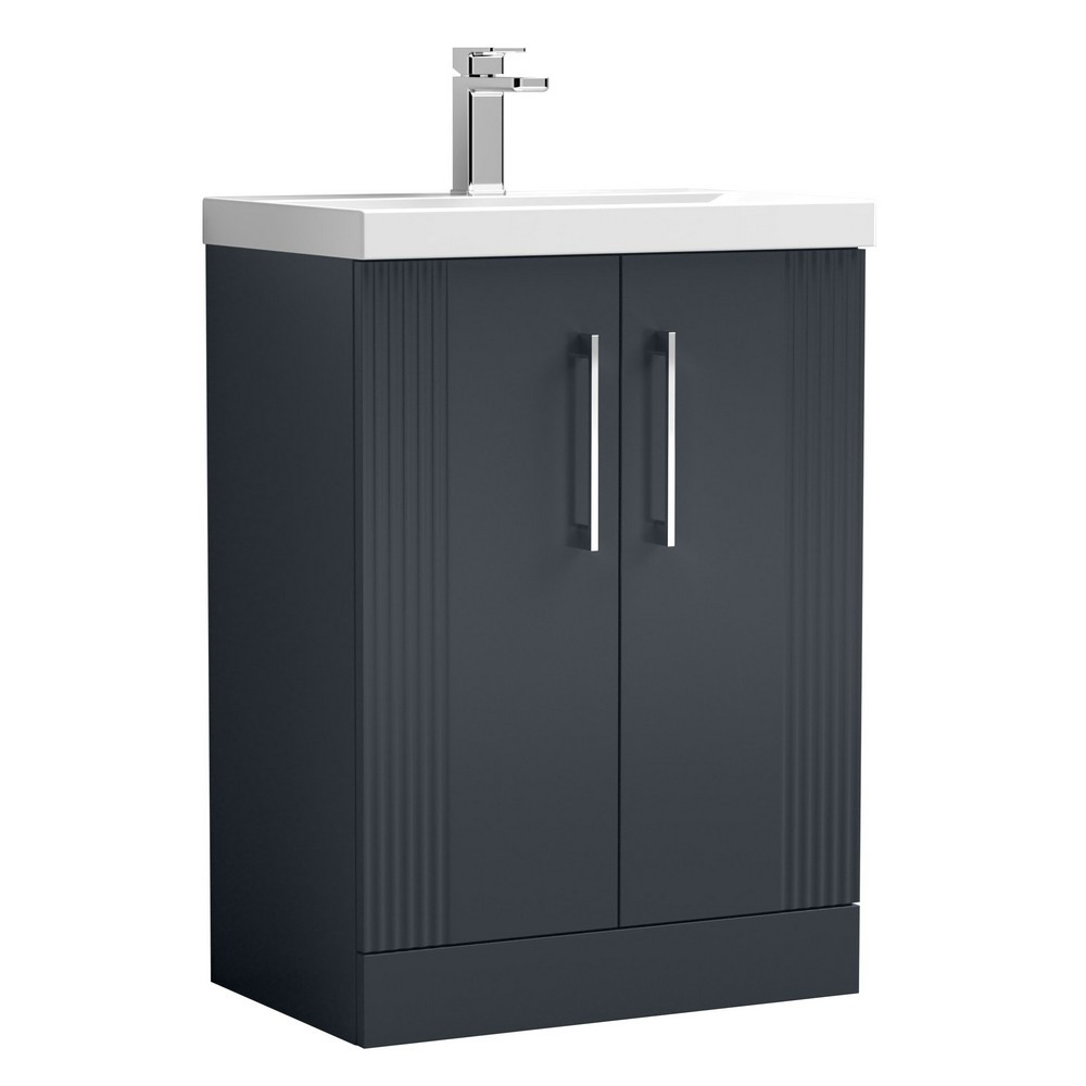 Nuie Deco 600mm Anthracite Floor Standing Unit with Basin (1)