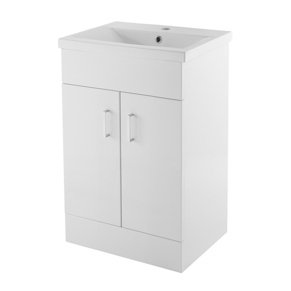 Nuie Eden 500mm Floor Standing Vanity Unit with Minimalist Basin