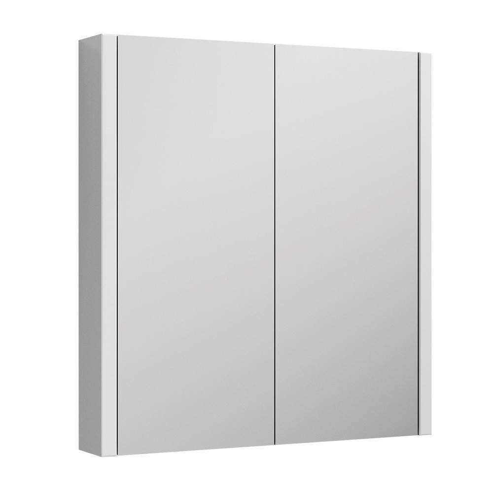 Nuie Eden 600mm Gloss White Mirror Cabinet (1)