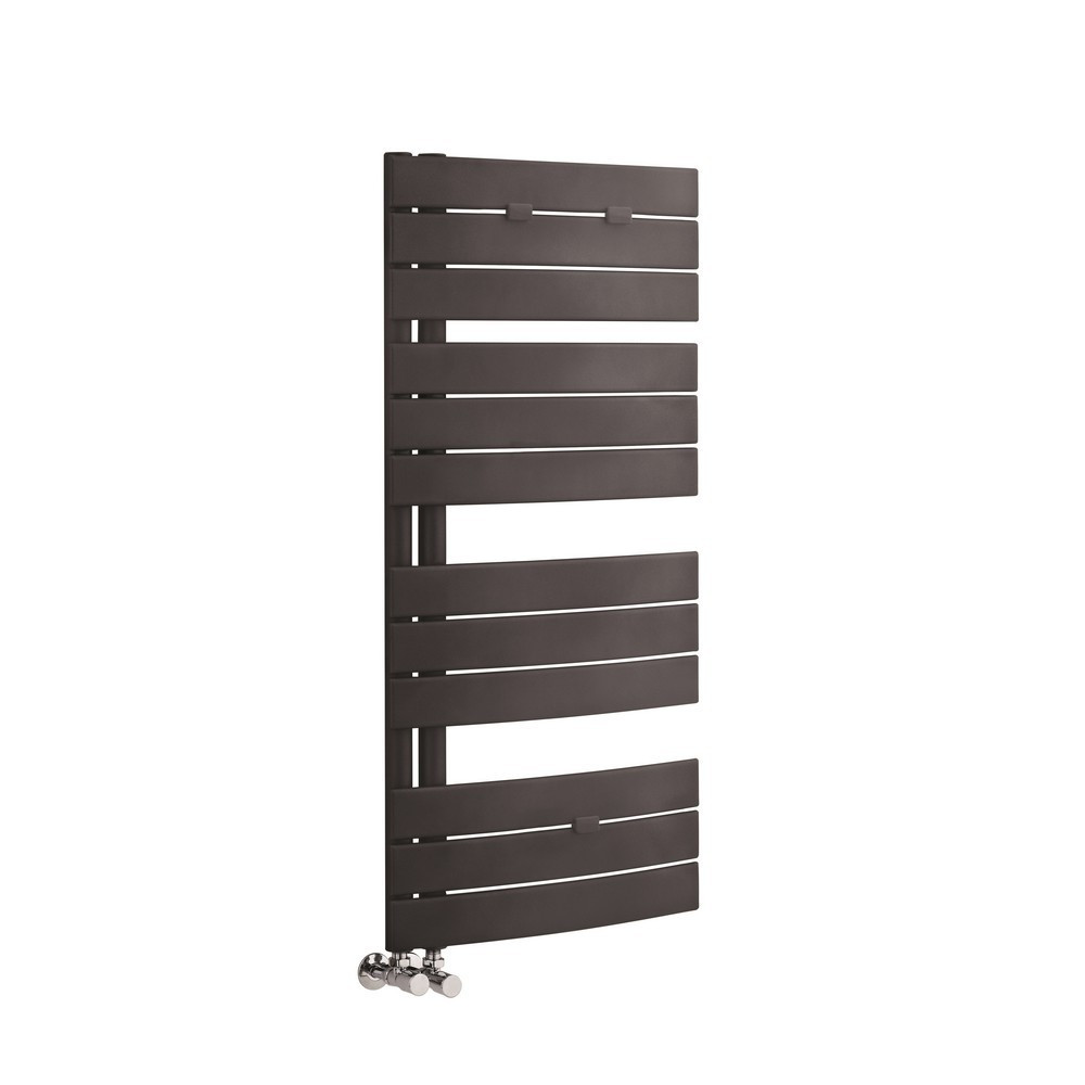 Nuie Elgin Anthracite Curved Heated Towel Rail 1080 x 550mm (1)