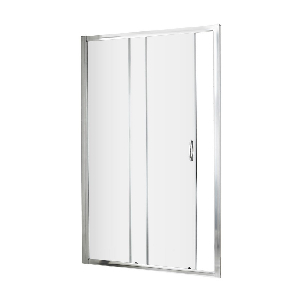 Nuie Ella Chrome 1000mm Sliding Shower Door