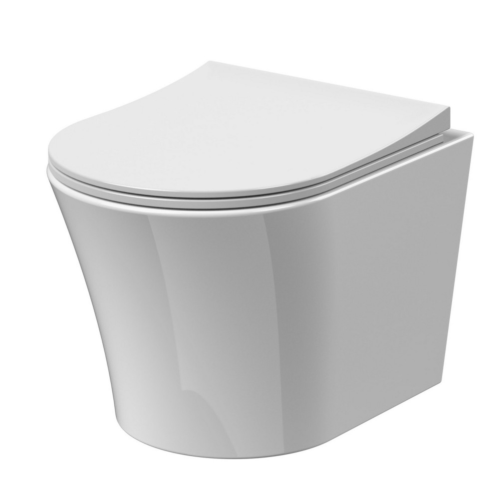 Nuie Fenton Wall Hung Pan with Soft Closing Seat