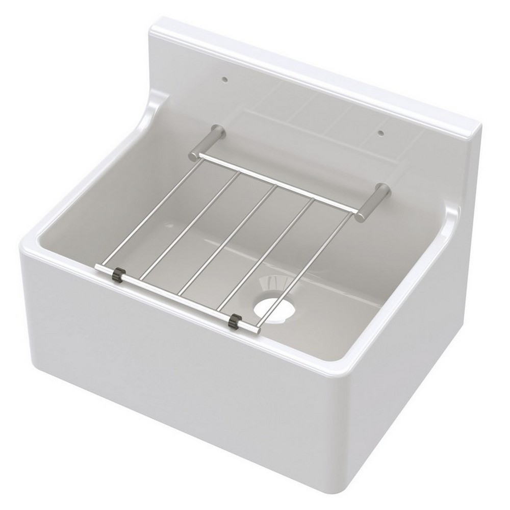 Nuie Fireclay 515 x 382mm Cleaner Sink