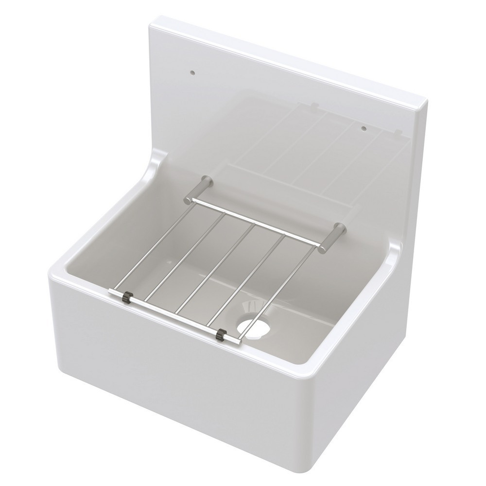 Nuie Fireclay 515 x 535mm Cleaner Sink