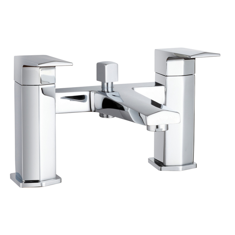 Nuie Hardy Chrome Bath Shower Mixer With Kit