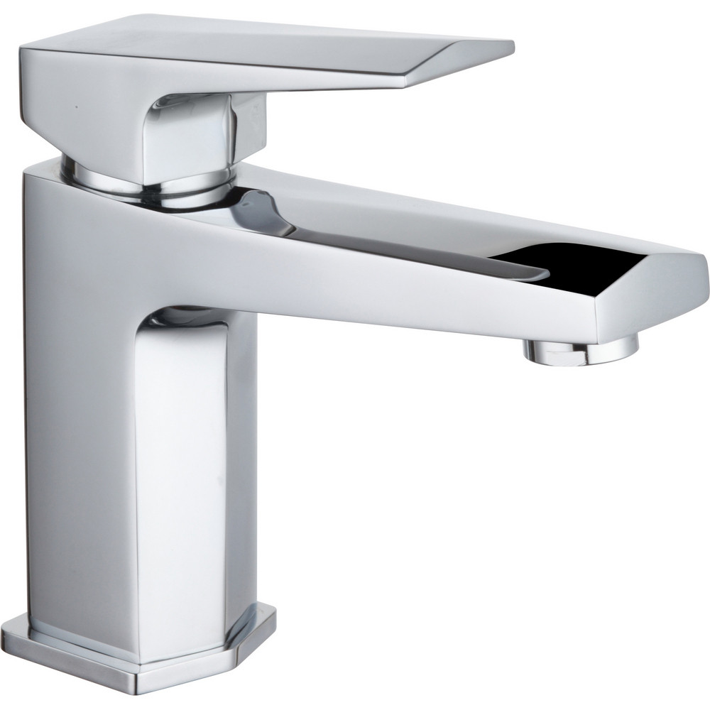Nuie Hardy Chrome Mono Basin Mixer with Push Button Waste