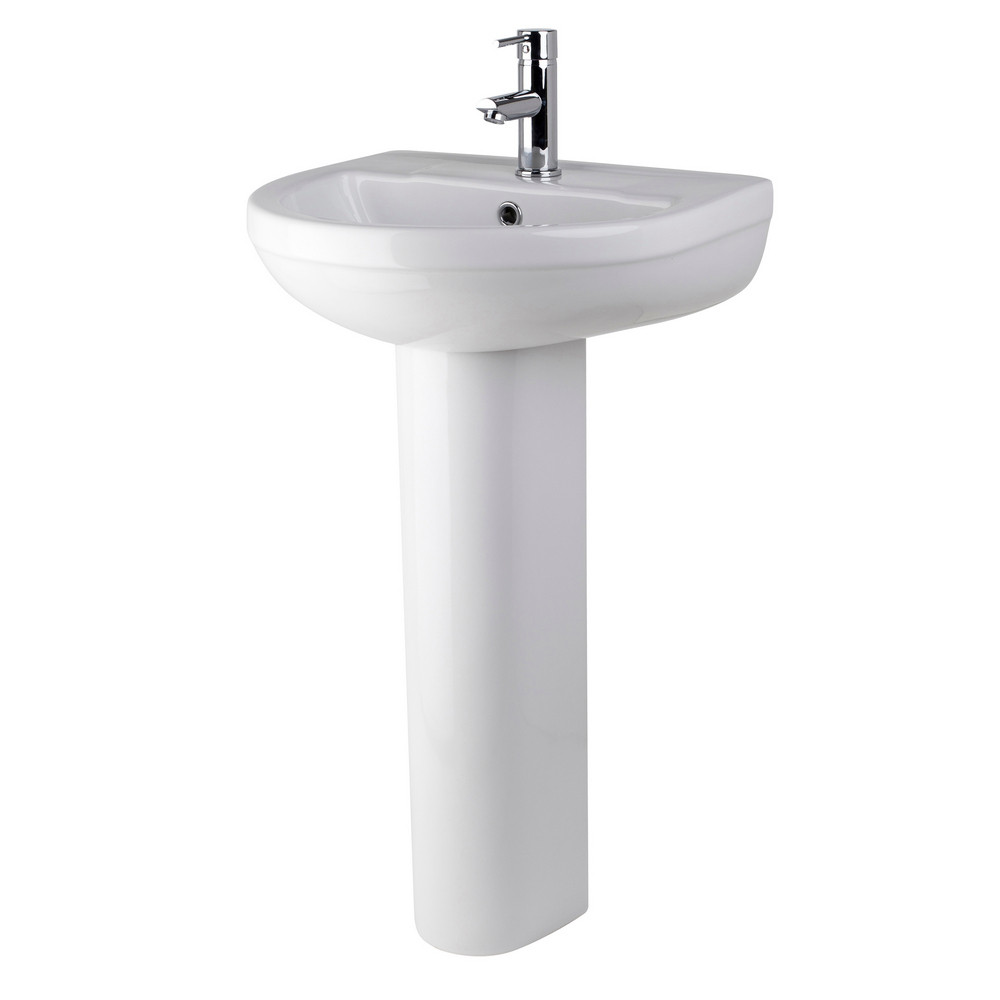 Nuie Harmony 500mm Basin and Pedestal