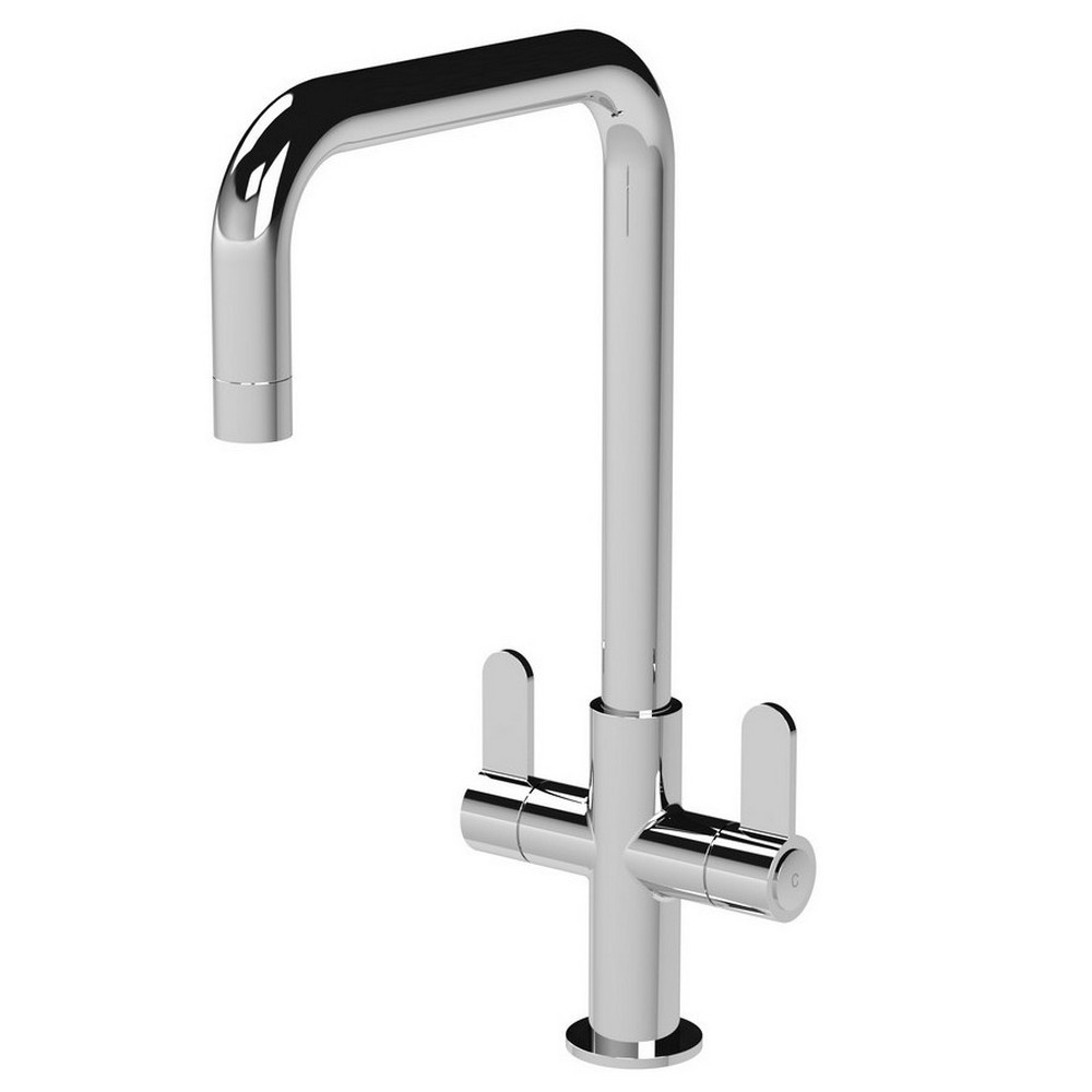 Nuie Kosi Mono Dual Lever Kitchen Tap in Chrome