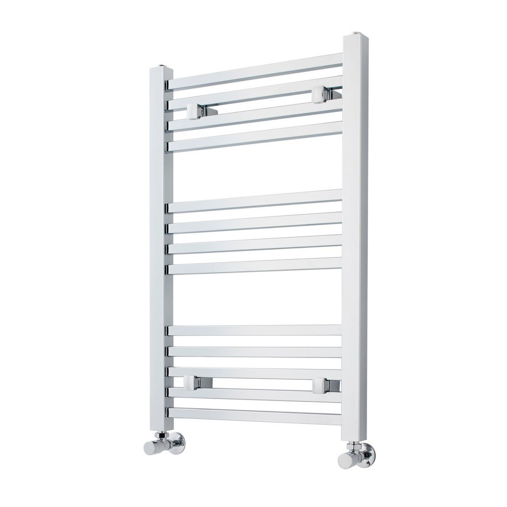 Nuie Level Chrome 800 x 500mm Square Ladder Rail