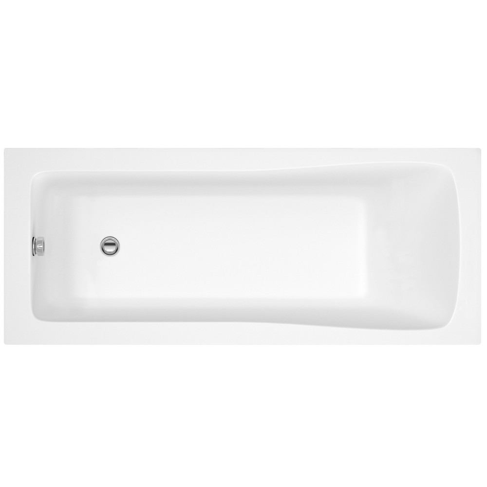 Nuie Linton Single Ended 1600 x 700mm Squared Bath
