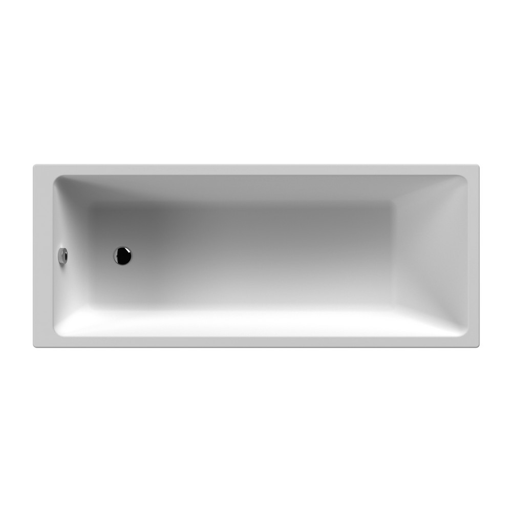 Nuie Linton Thin Edge Single Ended 1700 x 700mm Squared Bath