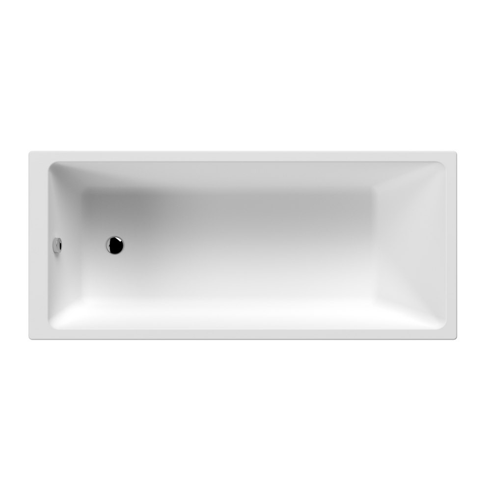 Nuie Linton Thin Edge Single Ended 1700 x 750mm Bath