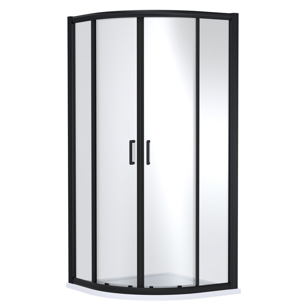 Nuie Lucie 1000mm Quadrant Shower Enclosure in Black