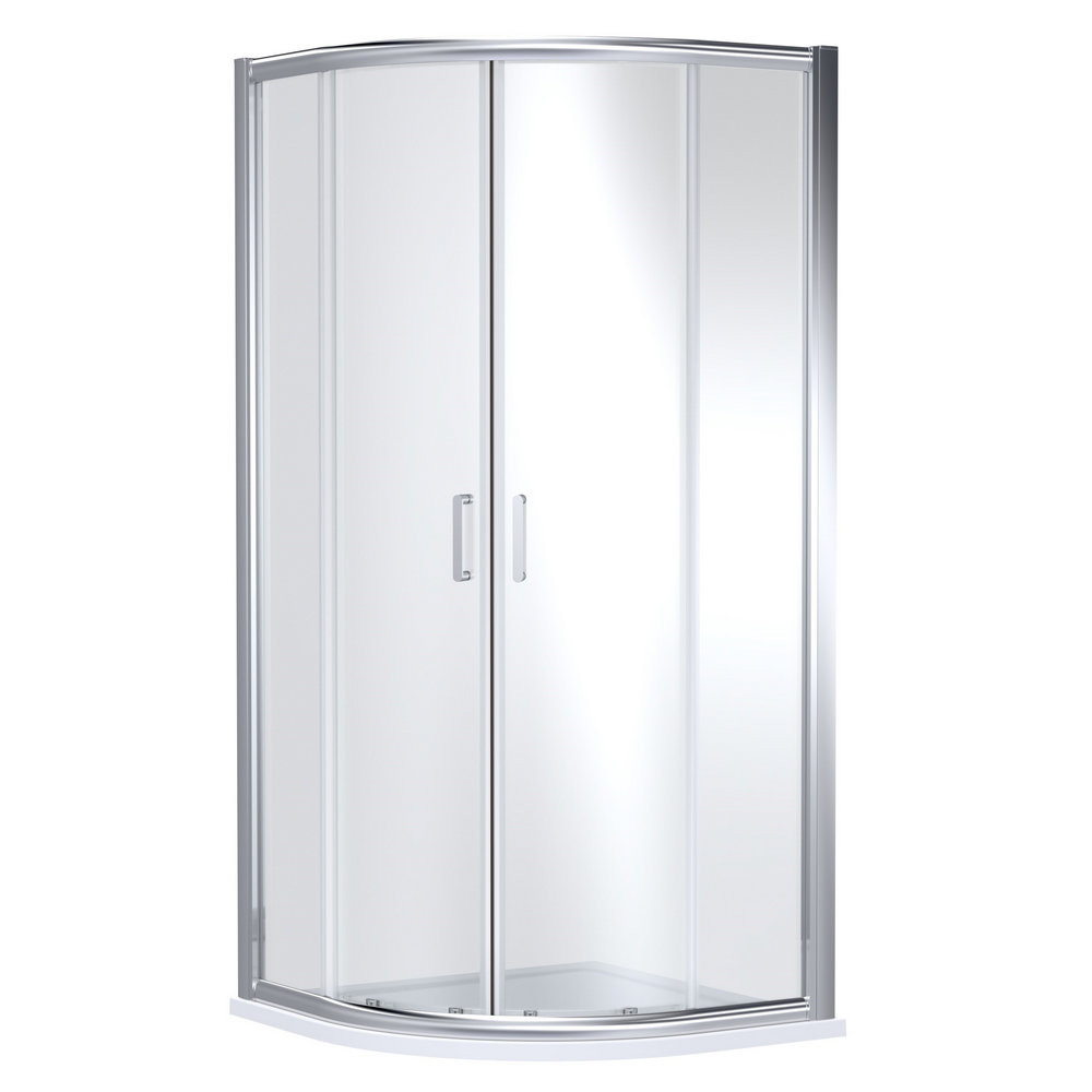 Nuie Lucie 1000mm Quadrant Shower Enclosure in Chrome
