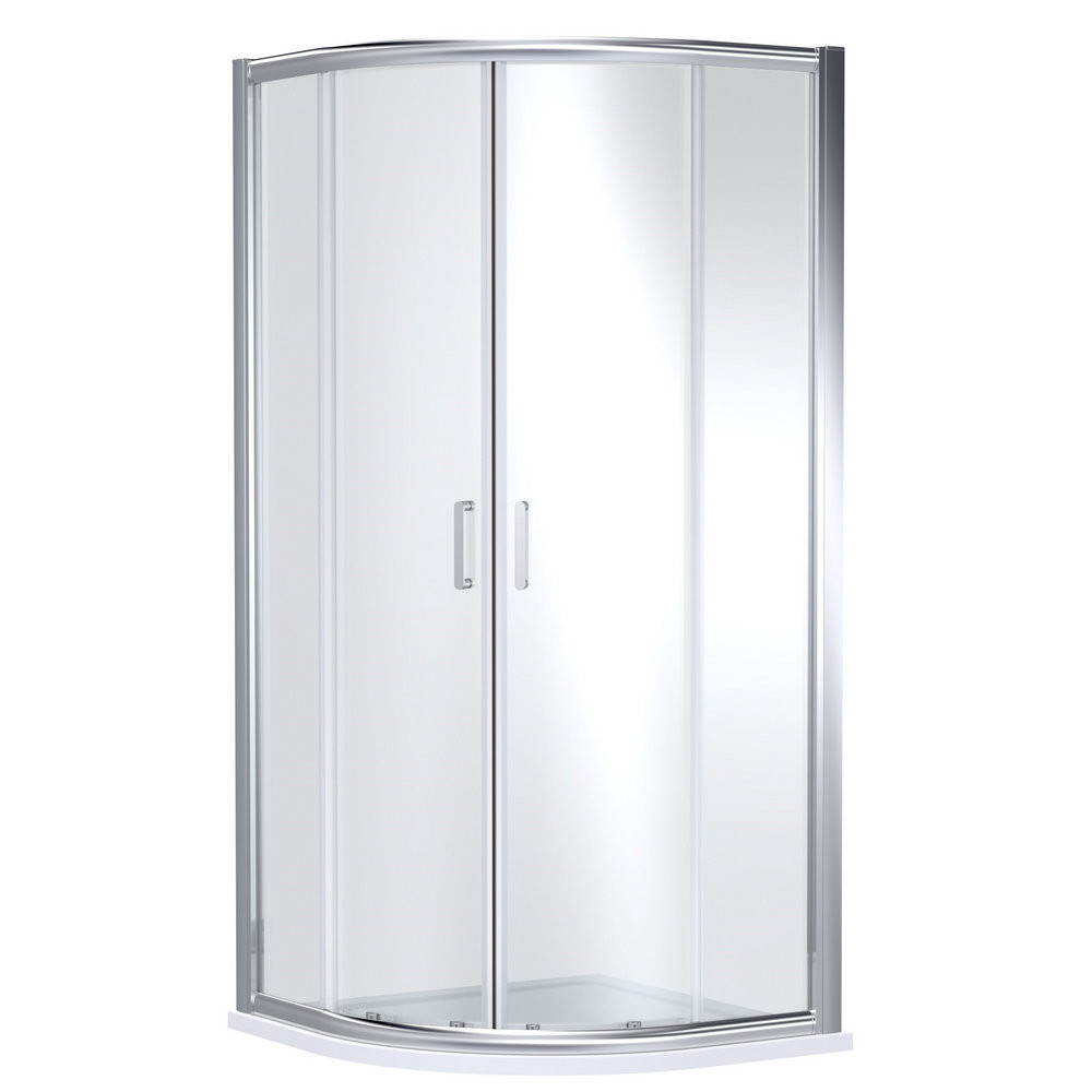 Nuie Lucie 900mm Quadrant Shower Enclosure in Chrome