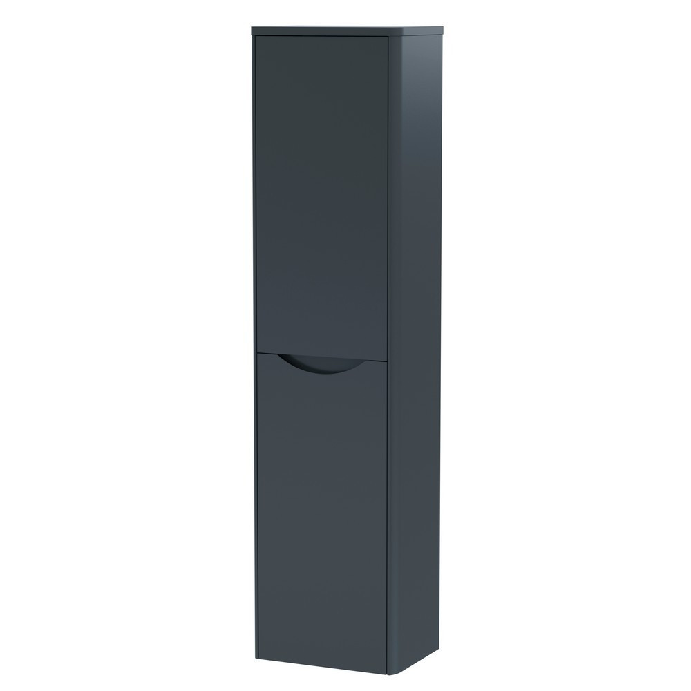 Nuie Lunar 400mm Satin Anthracite Wall Hung Tall Unit (1)
