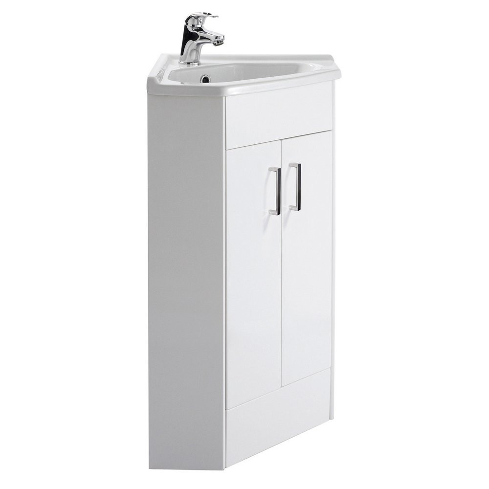 Nuie Mayford 2 Door Corner Cabinet and Basin