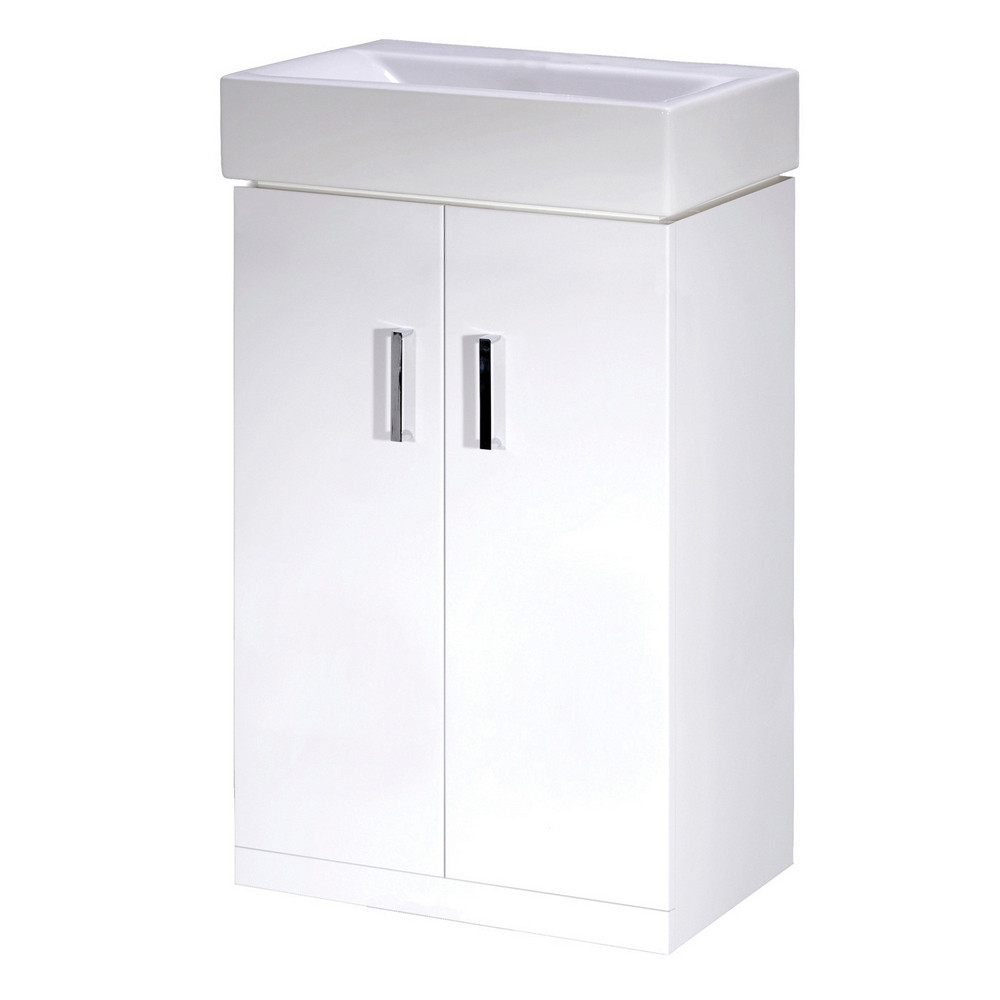 Nuie Mayford 450mm Floor Standing Cabinet and Basin (1)