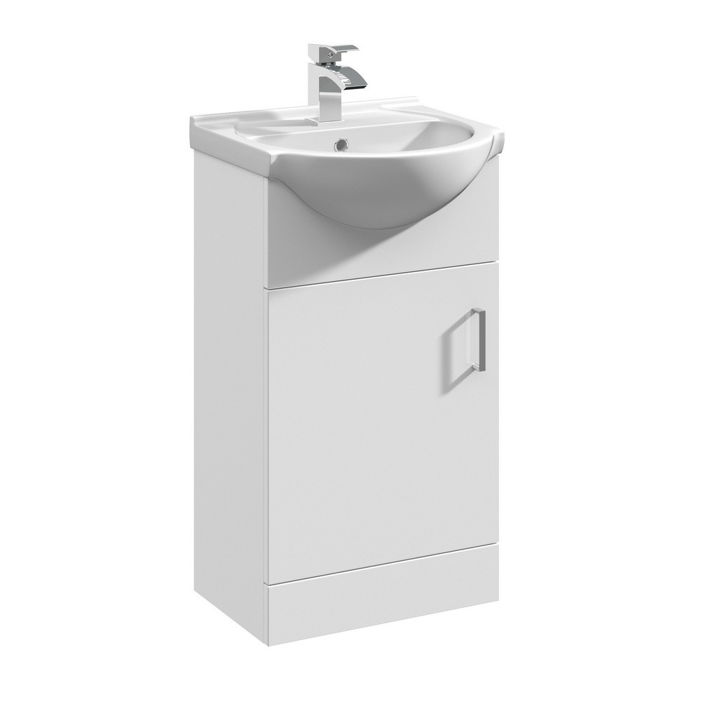 Nuie Mayford 450mm Floor Standing Vanity Unit with Round Basin