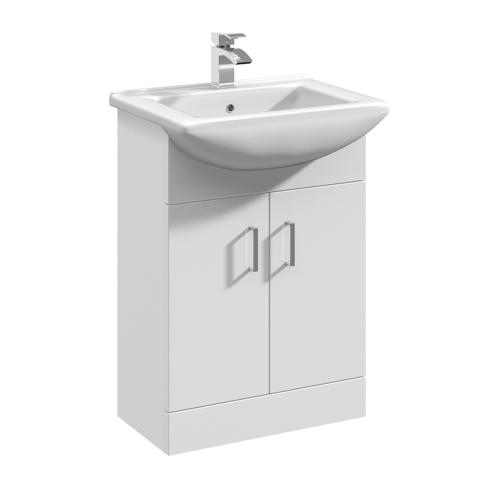 Nuie Mayford 550mm Floor Standing Vanity Unit with Square Basin (1)