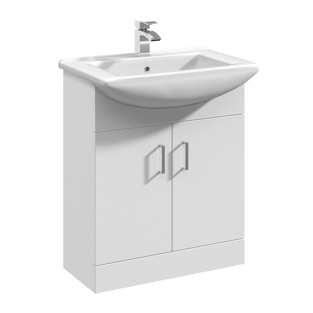 Nuie Mayford 650mm Floor Standing Vanity Unit with Square Basin (1)