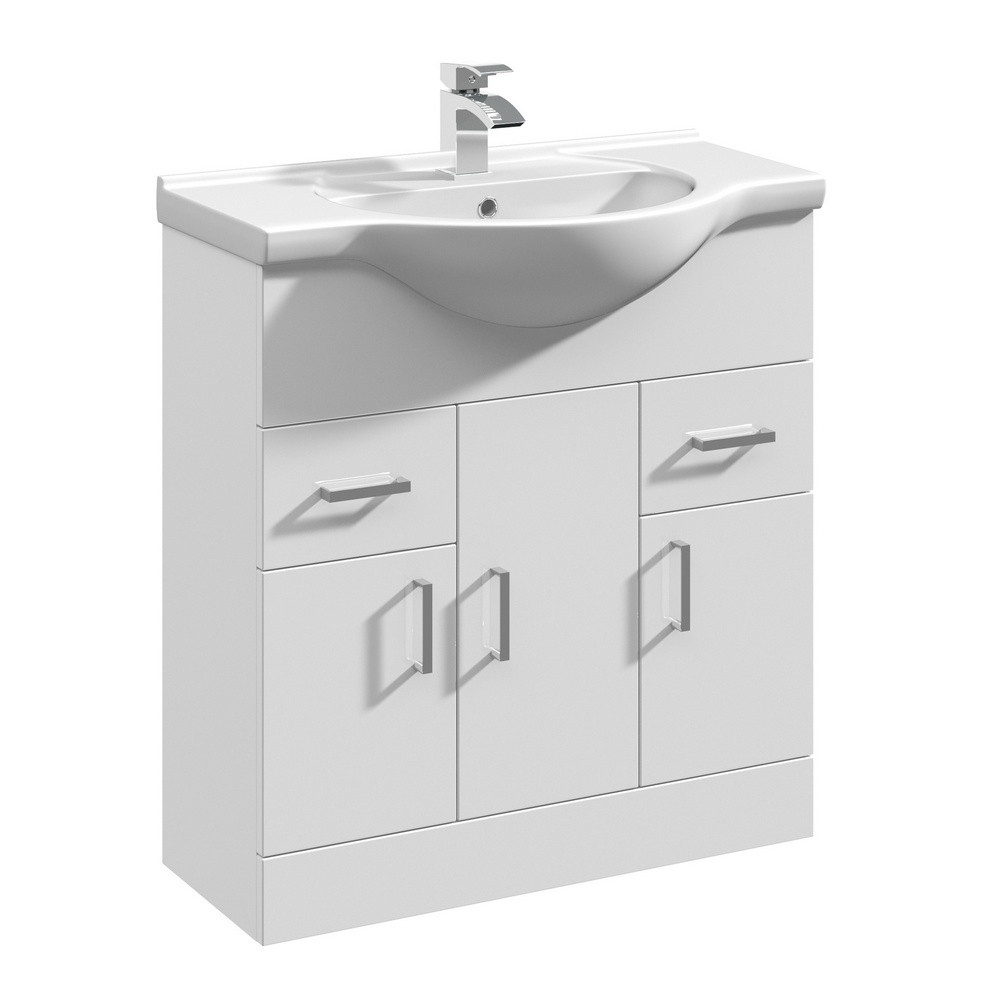Nuie Mayford 750mm Floor Standing Vanity Unit with Basin