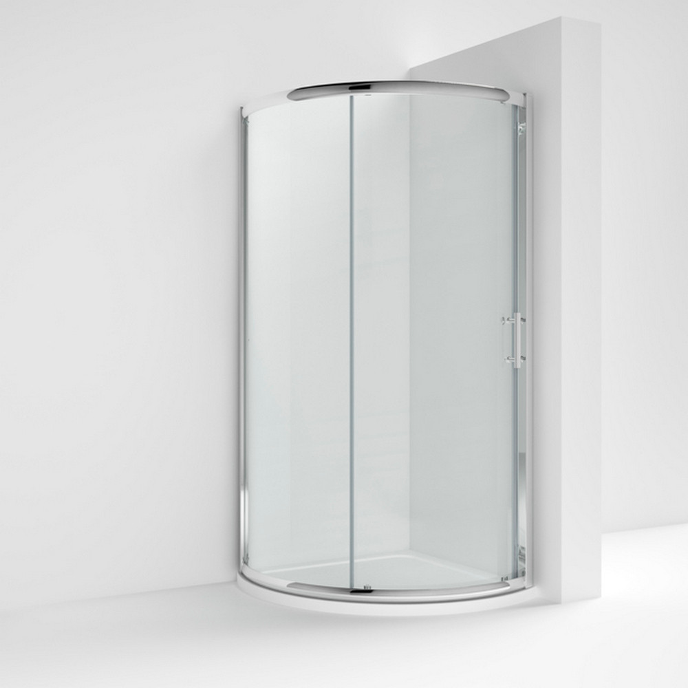 Nuie Pacific Single Entry 860mm Shower Enclosure (1)