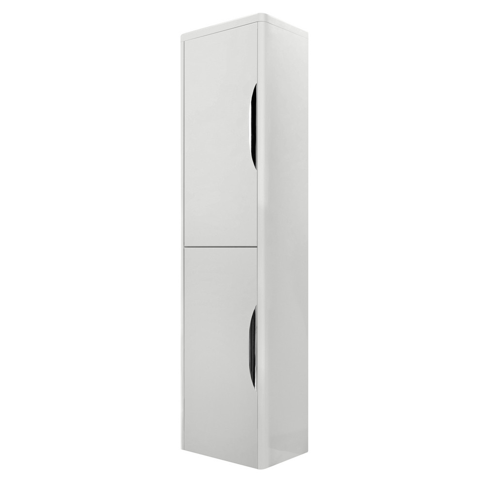 Nuie Parade 350mm Gloss Grey Mist Wall-Hung Tall Unit (1)
