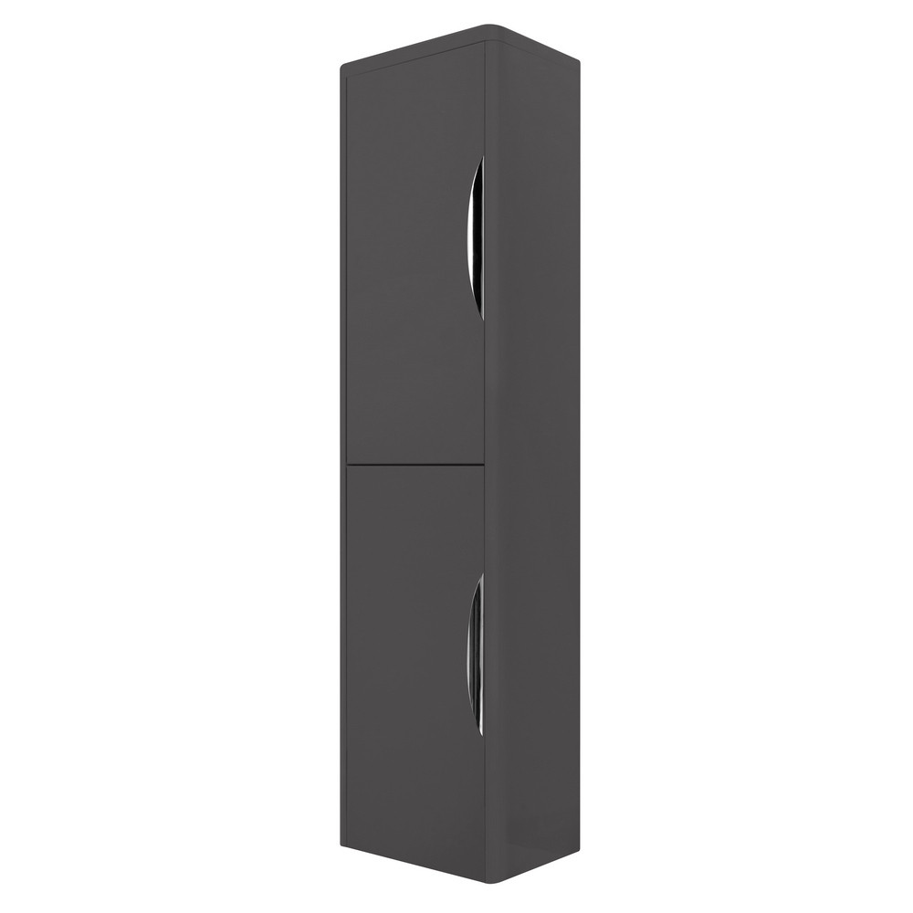 Nuie Parade 350mm Gloss Grey Wall-Hung Tall Unit (1)