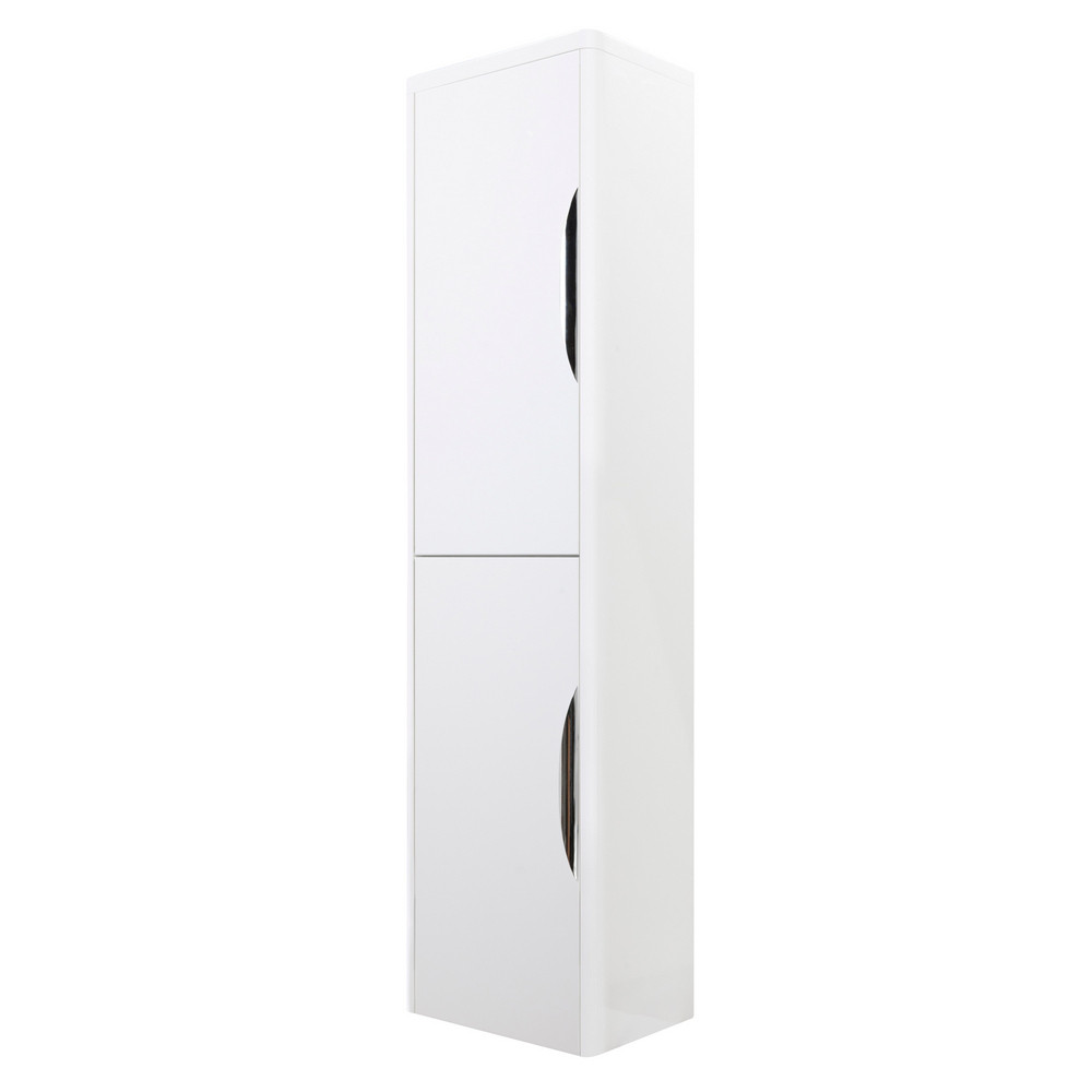 Nuie Parade 350mm Gloss White Wall Hung Tall Unit