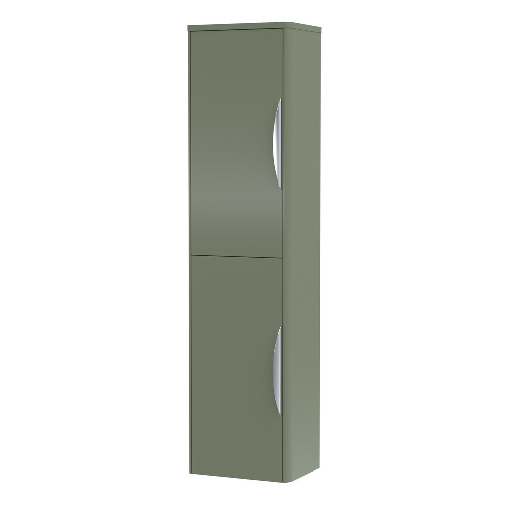 Nuie Parade 350mm Satin Green Wall Hung Tall Unit