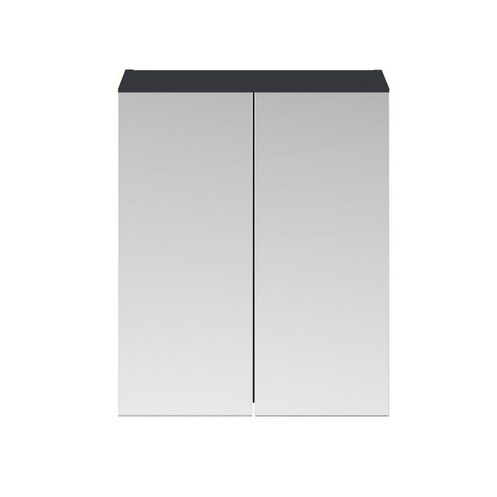 Nuie Parade 600mm Soft Black Mirror Cabinet (1)
