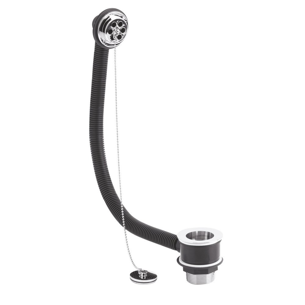 Nuie Plug and Chain Bath Waste with Overflow (1)